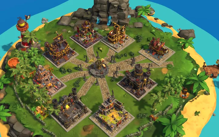Battle of Pirates'ta kendi korsan adanı geliştir
